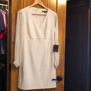 Boston Proper Formal dress with rhinestone detail on wrists